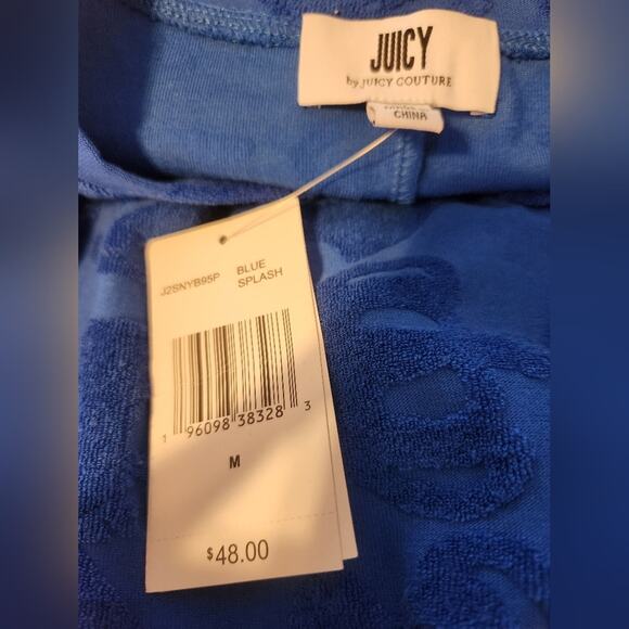 NWT Juicy Couture Terry Cropped Top Medium - Picture 9 of 9